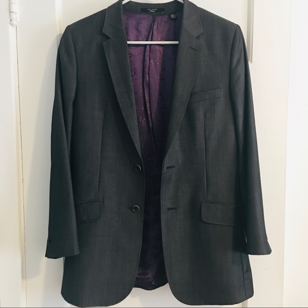 NWOT Ted Baker Fashion Blazer 36R Wool Portugal